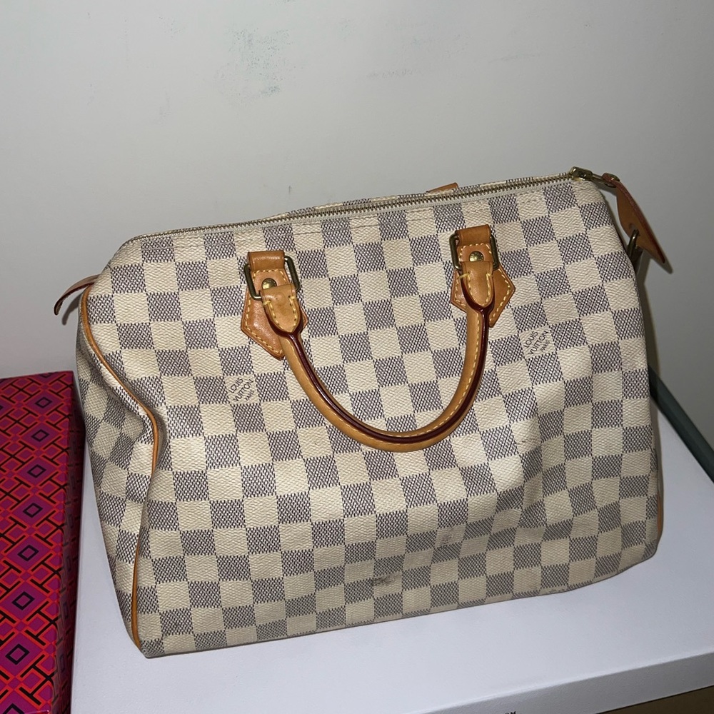 Louis Vuitton Azur Speedy 35